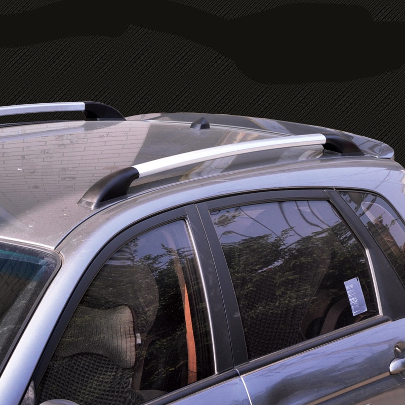 Barres décoratives de porte-bagages de barre latérale de barres de toit de trou libre adaptées pour Peugeot 207 206 2005 06 07 08 09 10 11 12 13 DA030