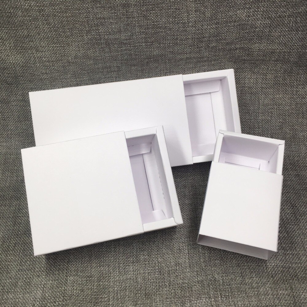 24 Uds caja de papel Kraft cajas DIY en blanco Cajas de para \ jabón hecho a mano \ artesanía \ joyería \ Macarons \ dulces cajas de embalaje cajas de tamaño a 4