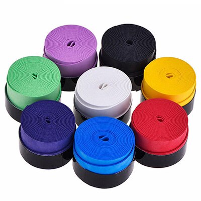 10pcs/lot Matte PU Badminton Grips Plane Dry Badminton Racket Overgrip Good Feel Tennis Overgrips: 10PCS Mix Color