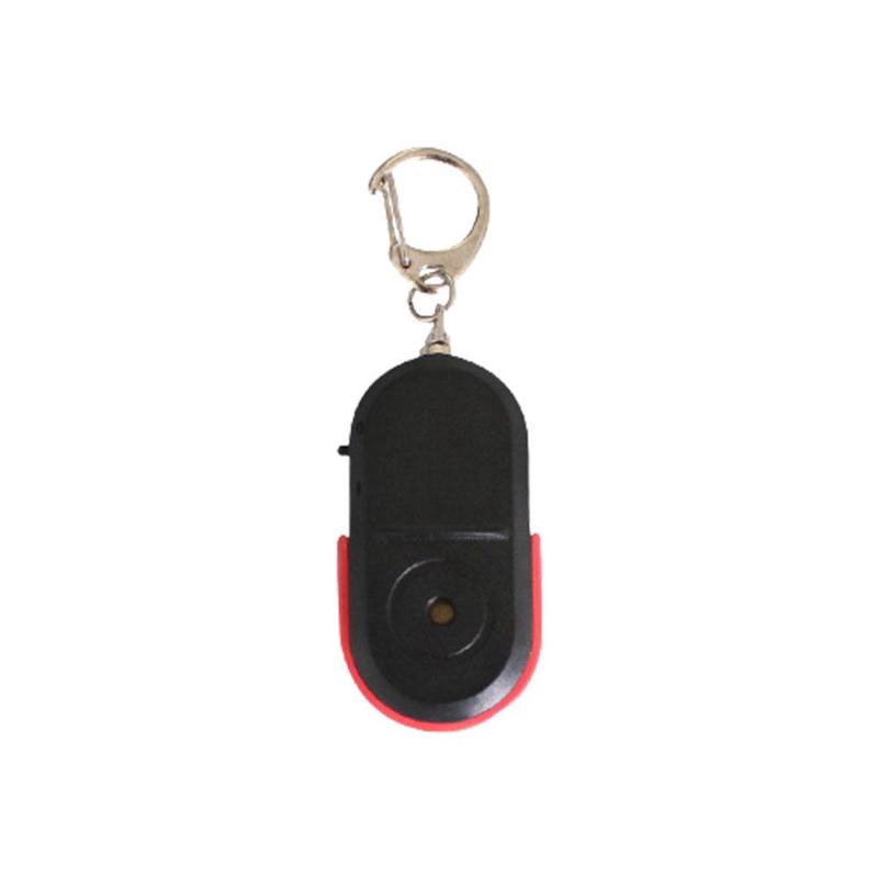 Anti-Lost Alarm Key Finder Locator Whistle Sound With Mini Finder LED Light Anti Lost Sensor Key Y8O6: Red