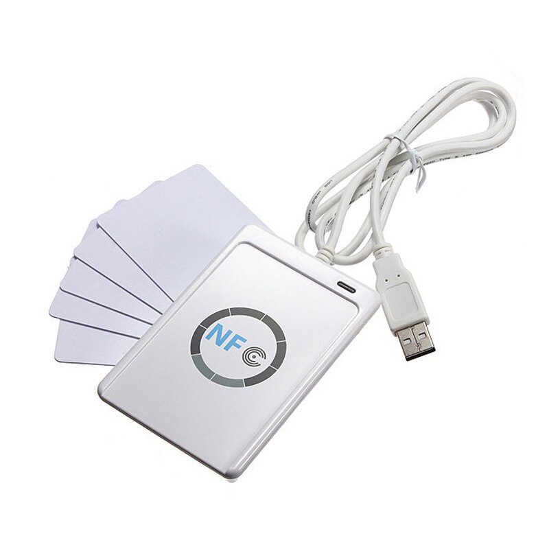 Lecteur/écriveur NFC USB ACR122U - Compatible Cartes Sans Contact ISO 14443 A/B, Distance 50 Mm