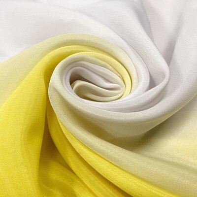 Tissu en mousseline de soie dégradé violet doux Polyester Koshibo tissu pour robe, mariage, rideau vert, bleu, jaune, Rose rouge au mètre