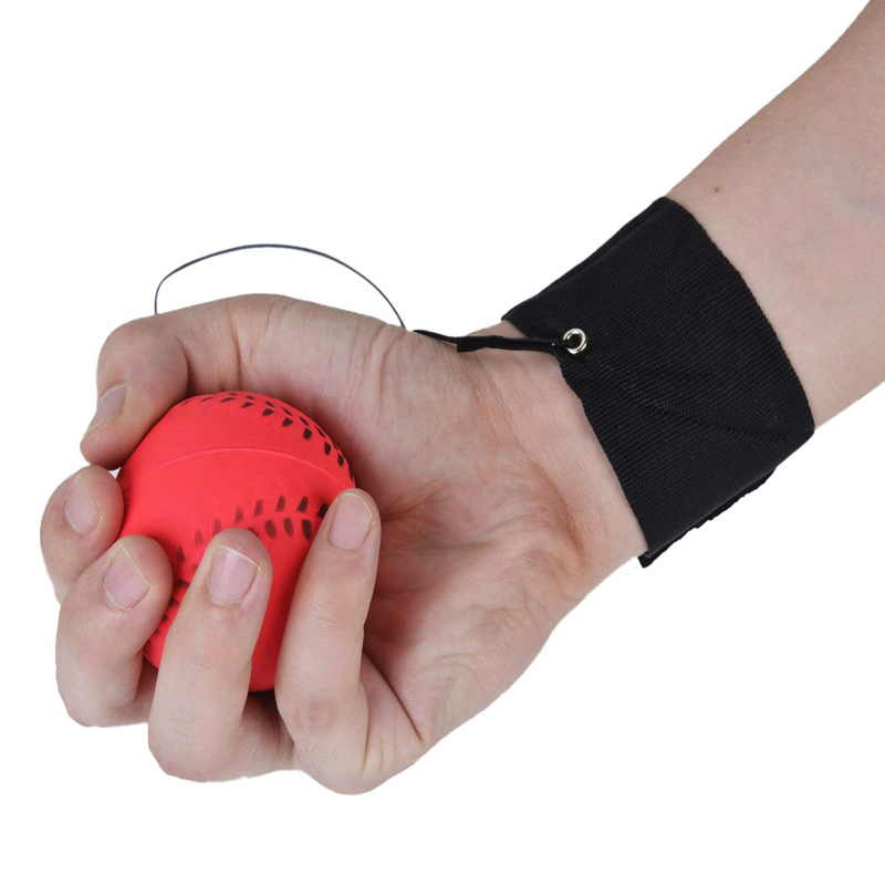 1Pcs Children Sponge Rubber Hand Ball Toy Game Exercises Bouncing Elastic Sport On Nylon String Children Kids Outdoor Toy Ball