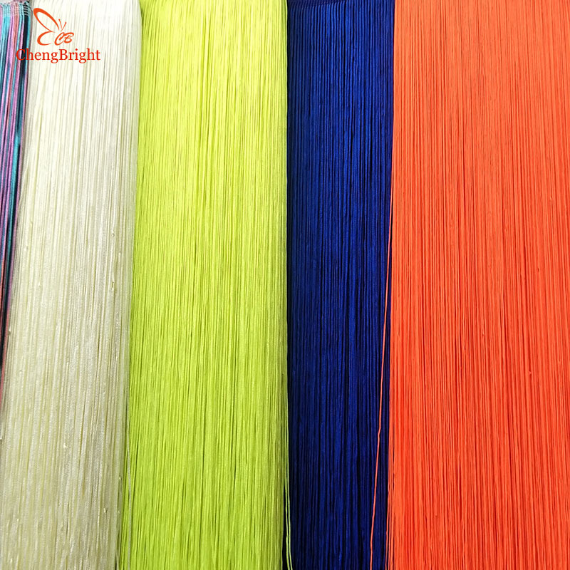 CHENGBRIGHT 1 Yard Lange 50 cm Lint Rand Omzoomd Trim Afrikaanse Accessoires Podium Gordijnen Latin Dance Kleding Decoratie Diy