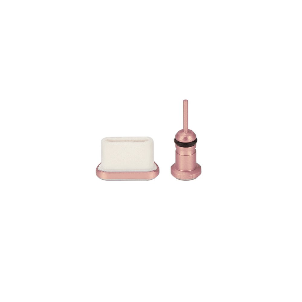 Typ C Anti Staub Stecker einstellen USB Typ-C Hafen Und 3,5mm Kopfhörer Jack Stecker Für Samsung Galaxis s8 S9 Plus Für Huawei P10: Rose Gold