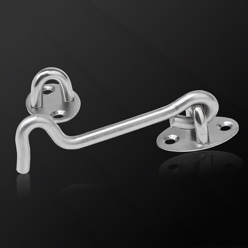 Cabin Hook Eye Latch Stainless Steel Hardware Hook Gate Door Swivel Window Hogard NO29