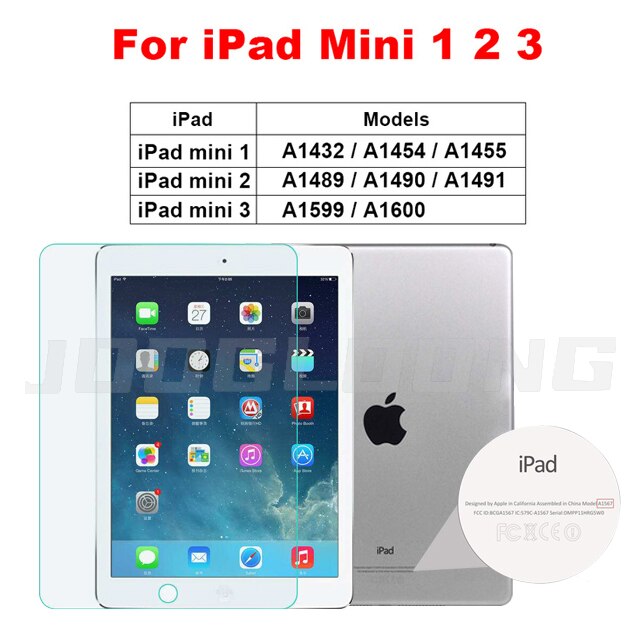 Protector de pantalla de vidrio templado para Ipad Pro 11, 10,5, 9,7, 6th, 10,2, 7ª generación, película protectora para iPad Mini 5 Air 4 3 2: IPad MINI 123 th