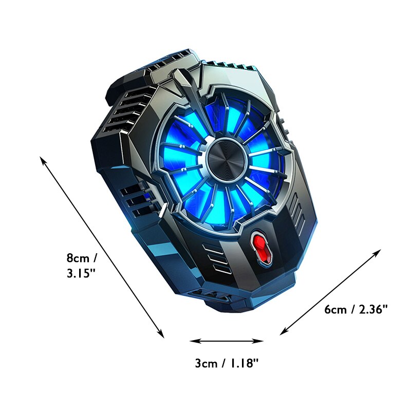 Handy Kühler Kühler USB Semiconductor Tragbare Smartphone Stumm Einstellung Lüfter Für iphone/Xiaomi/Huawei/Samsung