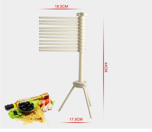 Torkställ för pasta för torktumlare för spagetti 44cm 11 hängare hopfällbara nudlar maskintillbehör raviolimaskin köksprylar verktyg