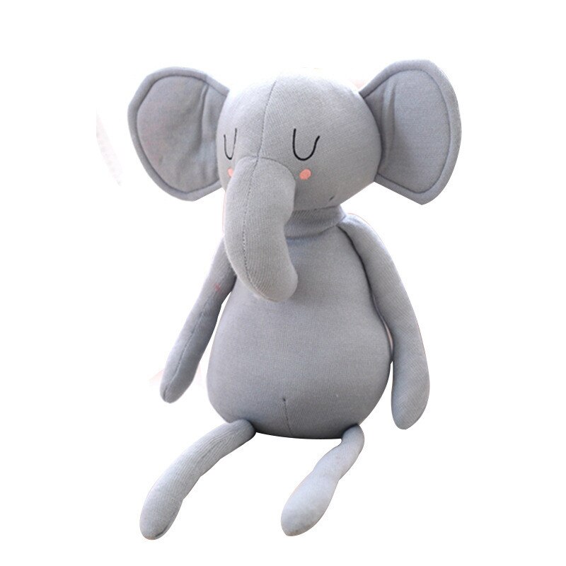 Plüsch Elefant Kaninchen Kissen Spielzeug Neugeborenen Baby Nette Weiche Bär Sterne Baby Schlafzimmer Dekor Krippe Für Baby Bett