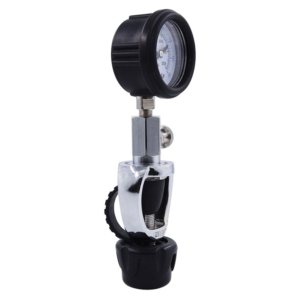 Portable Water Oil Tank Pressure Gauge 5000PSI 350BAR Inspection Tester for Scuba Diving Choice