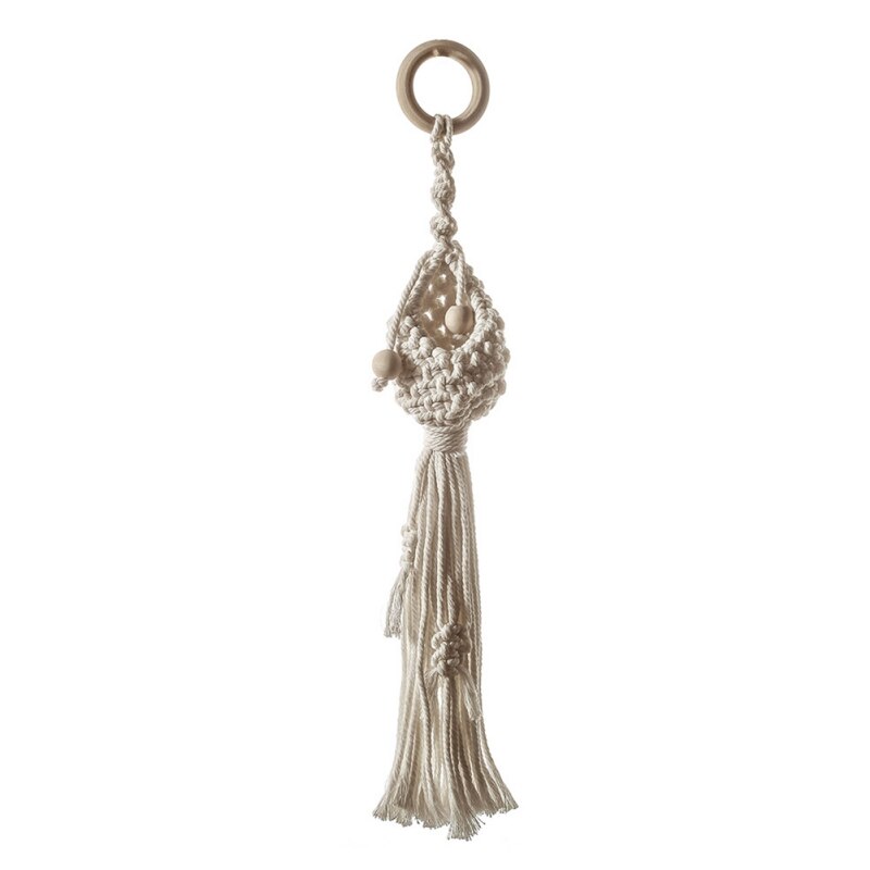 Handmade Macrame Plant Hanger Flower Pot Hanger for Wall Decoration Countyard Garden Hanging Plant