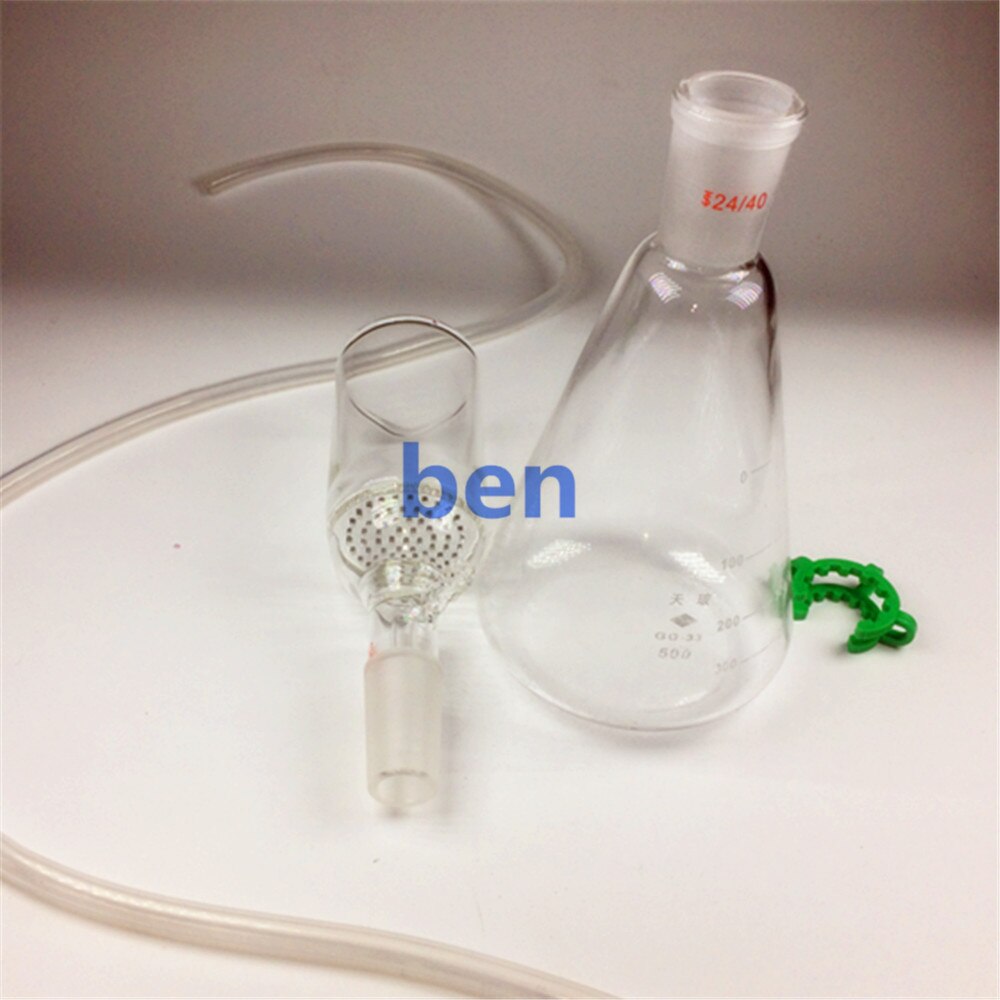 250ml,24/40,Suction Filtration Device,47mm Buchner Funnel & 250ml Litre Erlenmeyer Flask