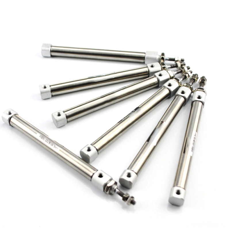 1pc cdj 2b type mini pneumatisk sylinder dobbeltvirkende enkel stang 10/12/16mm kjedelig 10 ~ 150mm takts luftsylinder cdj 2 b 10 cdj 2 b 16