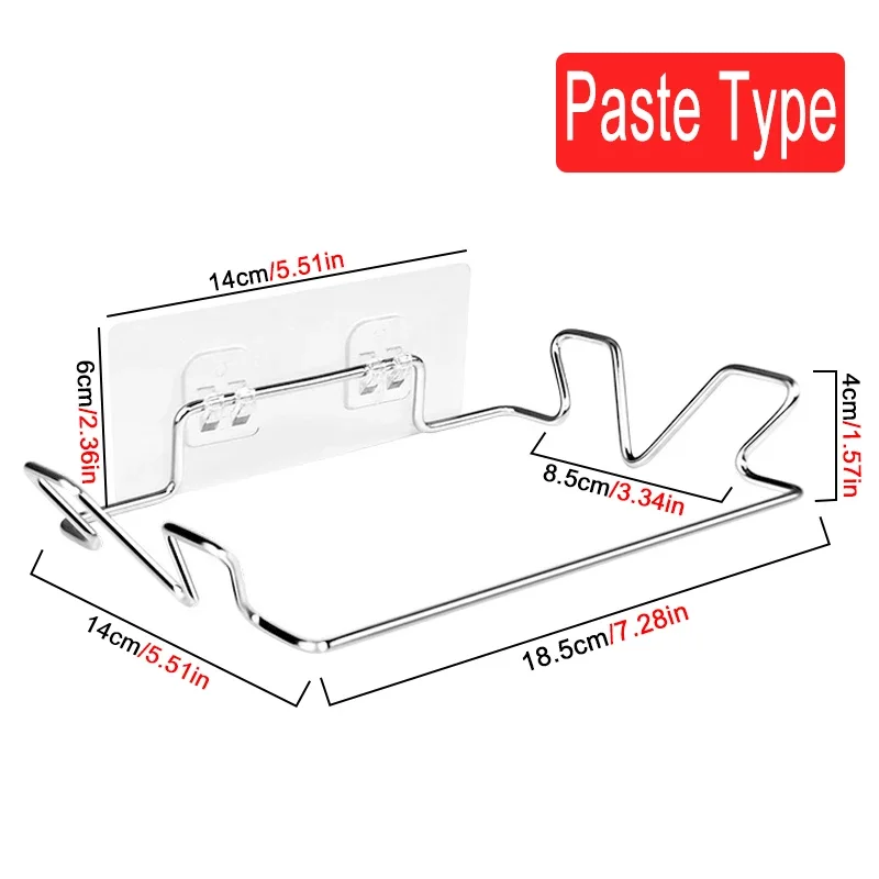 Keuken Prullenbak Kastdeur Vuilniszakken Houder Roestvrijstalen Kast Vuilnisopslaghouder: Black