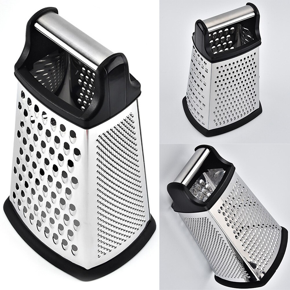 Food Garlic Multifunctional Vegetables Slicer Melon Fruit Stainless Steel Planing Cucumber Potato Box Grater 4 Sides