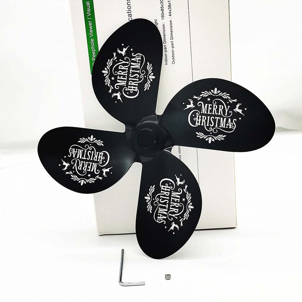 Premium Fireplace Thermodynamic Fan Alumina Fan Blade Ultra Quiet Warm Fireplace Fan Thermal Power Fan 4-Blade Stove Fan: Fan Blades C