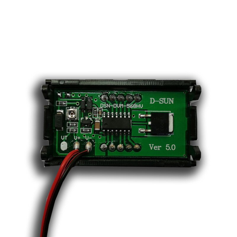 Neue Mini Drei-draht 70-500V AC Digital Voltmeter, Voltmeter Mit Verpolung Schutz, schaltung Messung Voltmeter ^