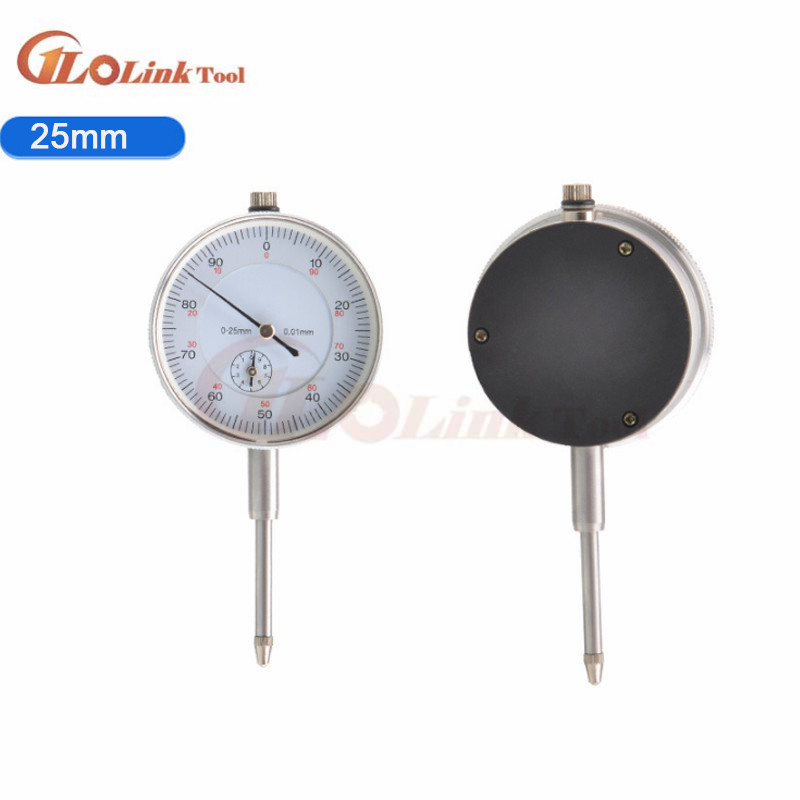 Dial Indicator 0-5mm 0-10mm 0-25mm 0-30mm 0-50mm Indicator Gauge measure instrument Tool Gauge Stable Performance Meter Precise: 0-25mm