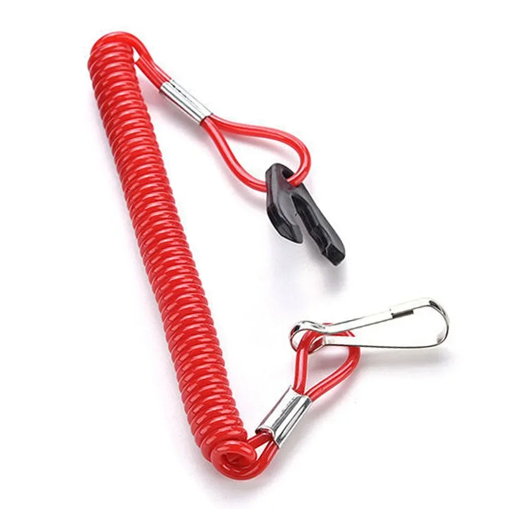 Bootmotor Noodveiligheidskoord Kill Stop Switch Lanyard Cord Rood Emergency Safety Lanyard Tool: Goud