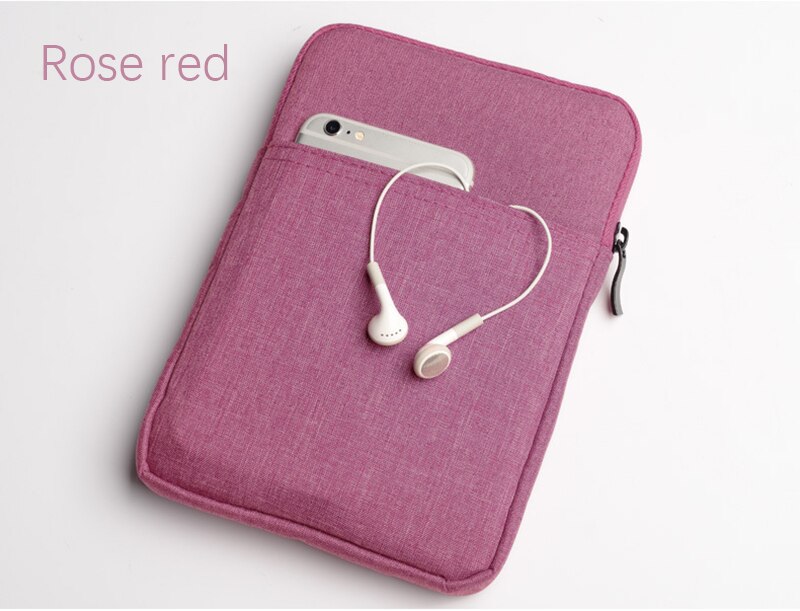 Handtas hoes tas hoes voor chuwi  hi9 air/hipad x hibook  hi10 pro remix 10.1 inch tablet schokbestendig waterdicht tasje: Stijl 2 rozenrood