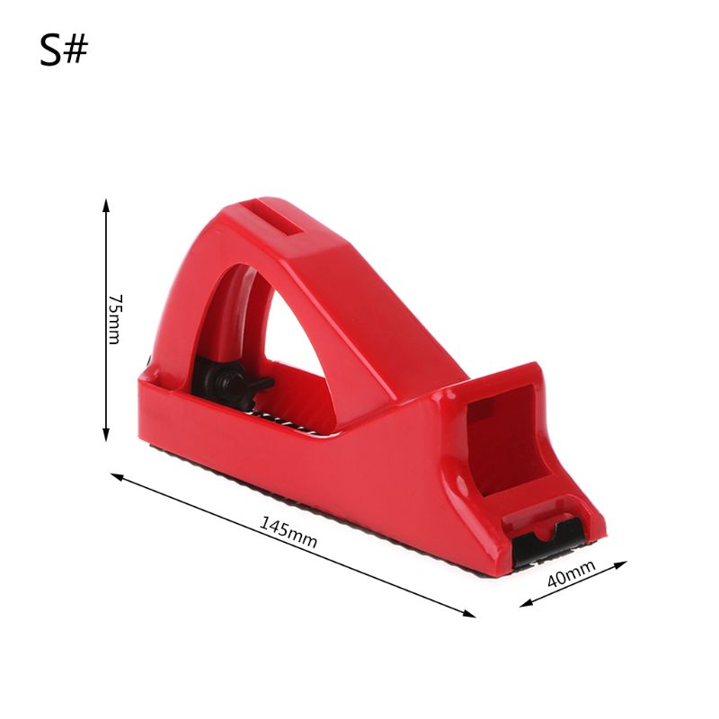 Gipsplaat Bestand Schaven Wandplaat Rasp Trimmer Gipsplaat Schaafmachine Schurende Rand-Afwerking Tool: Bruin