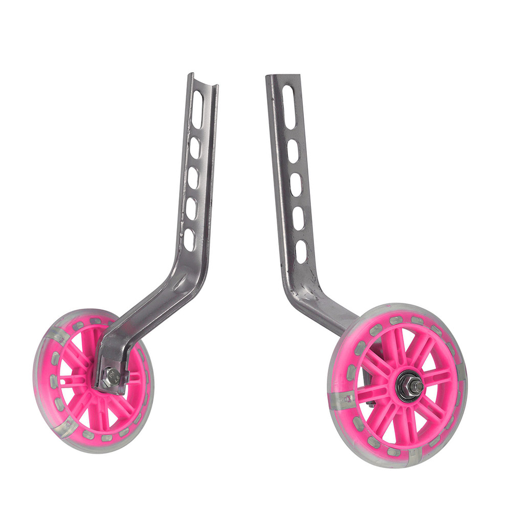 Bicycle Bike Cycling Kids Childrens Stabilisers 12-20" Training Wheels Heavy Duty Accessories MVI-ing: Pink