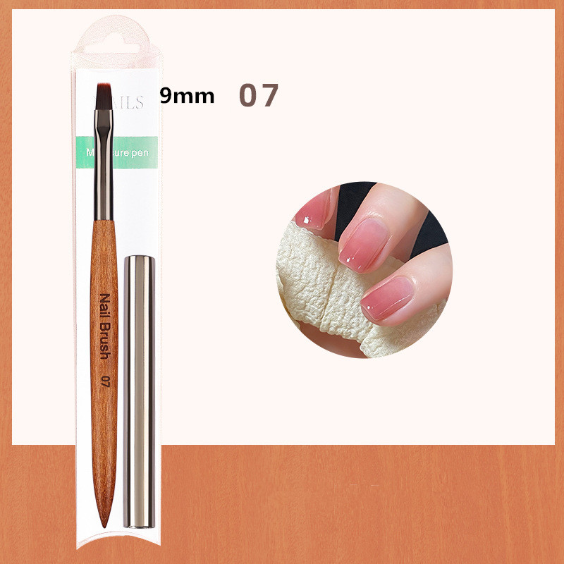 Juego de pinceles para decoración de uñas, 12 Uds., pincel para delineador de uñas, bolígrafo para pintar uñas, pinceles acrílicos para Gel UV, herramienta de manicura ombré de cristal, pincel para uñas: Azul oscuro