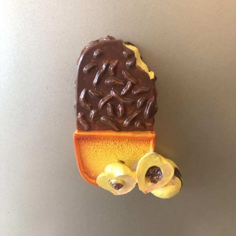 Creatieve Koelkast Stickers Kinderen Ijs Driedimensionale Hars Koelkast Magneet Koelkast Decoratie: Popsicle 4