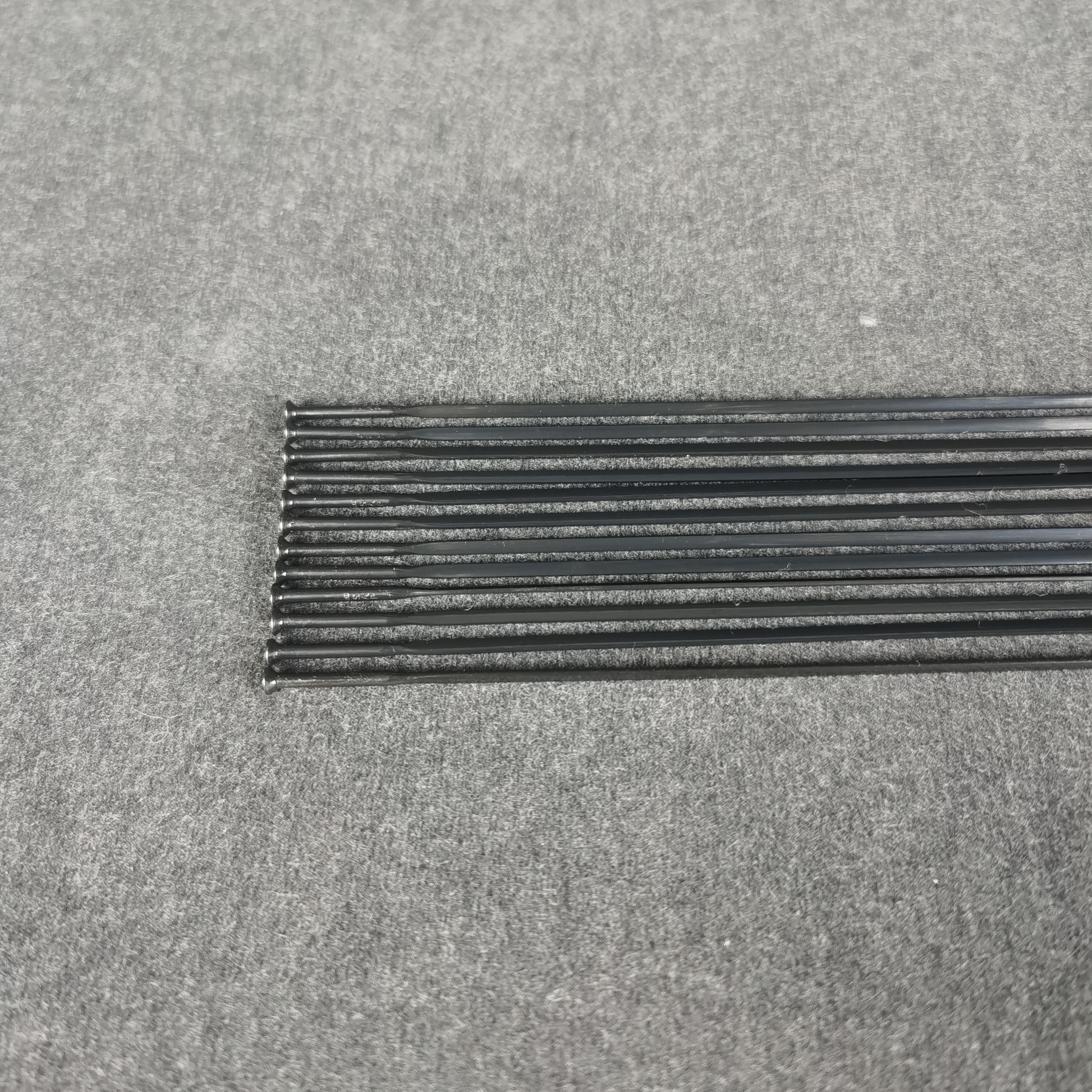 Sapim-Radios de rayos CX, negro, Bladed, 230-310mm, con pezones de aluminio, 12 unids/lote