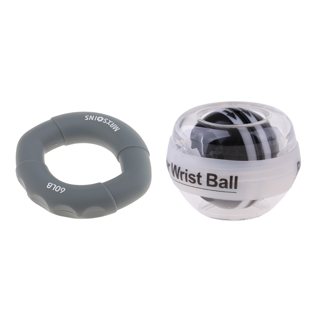 Mano de energía bola para la muñeca ejercicio brazo de bola de refuerzo Fitness con entrenador de fuerza de agarre de mano