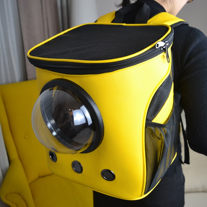 Ruimte Capsule Astronaut Huisdier Kat Rugzak Bubble Venster voor Kitty Puppy Chihuahua Kleine Hond Carrier Krat Outdoor Reistas Cave