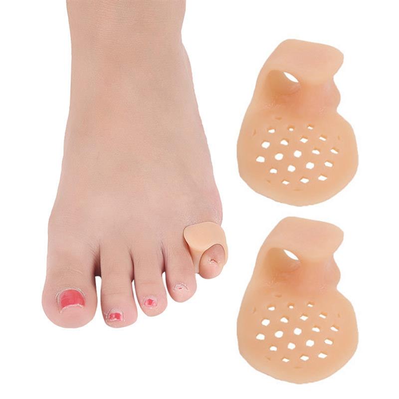 1 Pair Kapmore Pinky Toe Separators Breathable Pain Relief Toe Spreader Toe Straightener Foot Care Tool Foot Protector