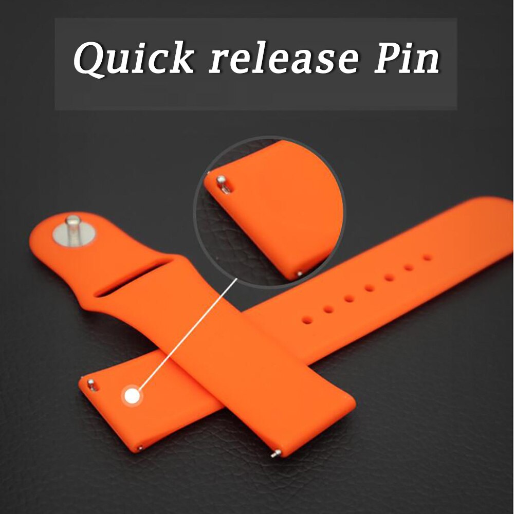 17 Colors 22mm Watch Band For Huawei GT GT2 Honor magic Watch 2 46mm Strap Silicone Watchbands Bracelet Sport Wristband