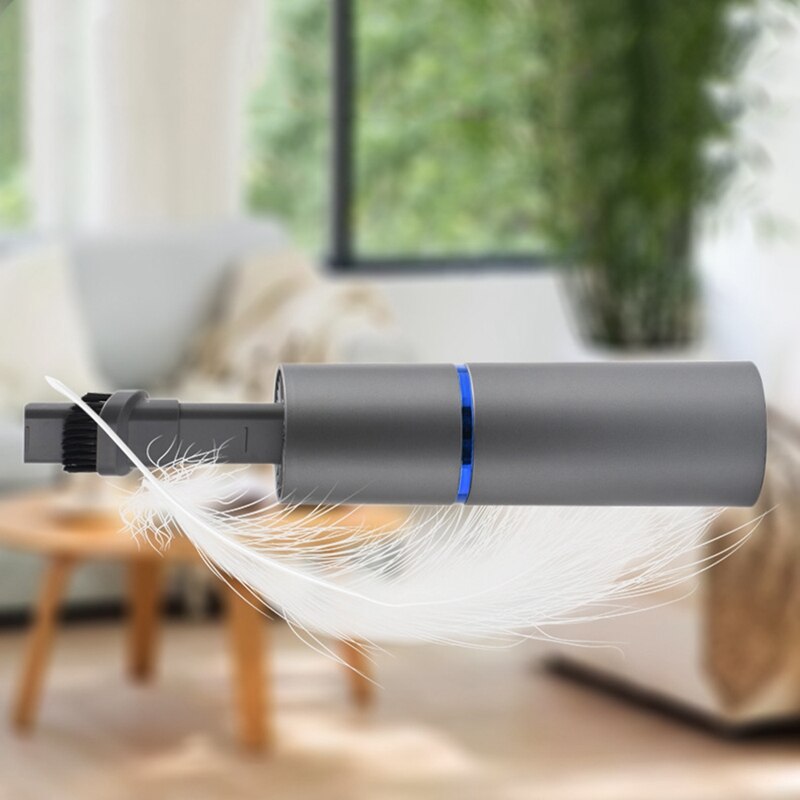 Mini Vacuum, Air Duster and Hand Pump 3 in 1, Small Cordless Handheld Vacuum, USB Rechargeable, Easy to Clean Desktop