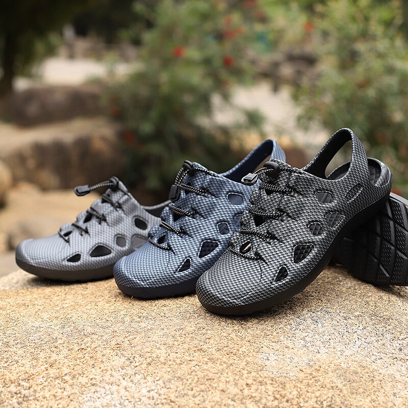 Sandali estivi uomo sandali Casual leggeri di alta qualità scarpe da ospedale con memoria morbida uomo Slip On Beach pantofole da acqua Zapatos Hombre