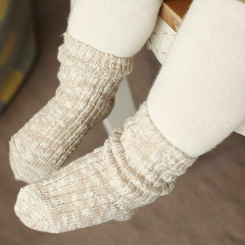 Pudcoco 2020 Cotone Traspirante Principessa Calzini E Calzettoni Bambini di colore Della Caramella Calzino per Il bambino Della Ragazza Del Ragazzo Bambini Caldo Autunno della Molla Del bambino Calzini E Calzettoni