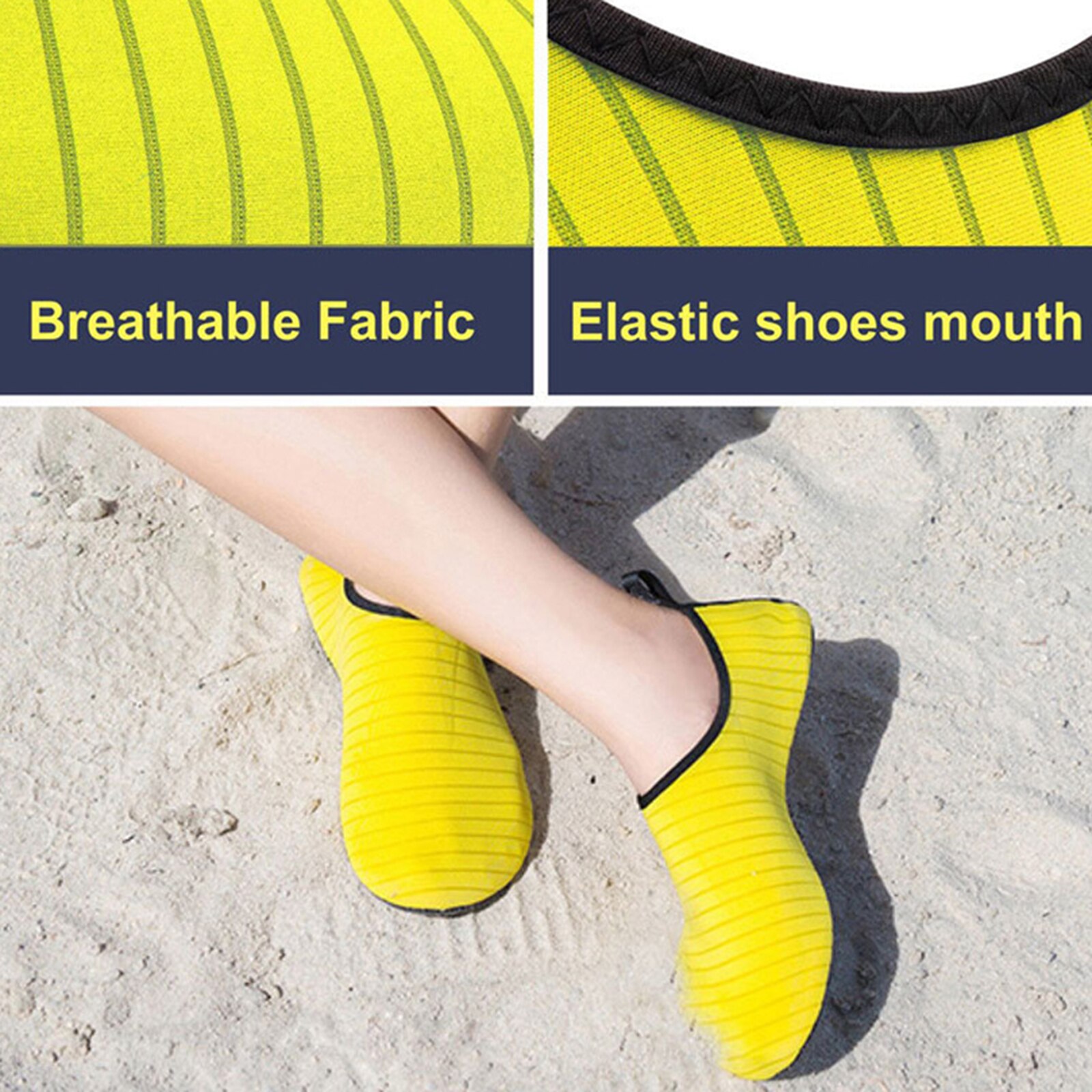 Womens and Mens Water Shoes Barefoot Quick-Dry Aqua Socks Slip-on for Outdoor Beach Swim Yoga Aqua Shoes