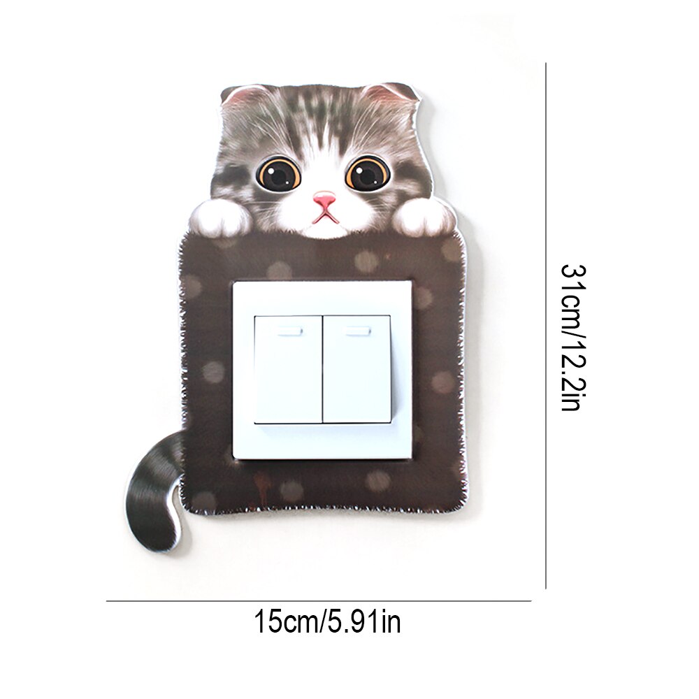 Leuke Eenhoorn Licht Schakelaar Stickers Cover,Interrupteurs Autocollant Commutateur: 11