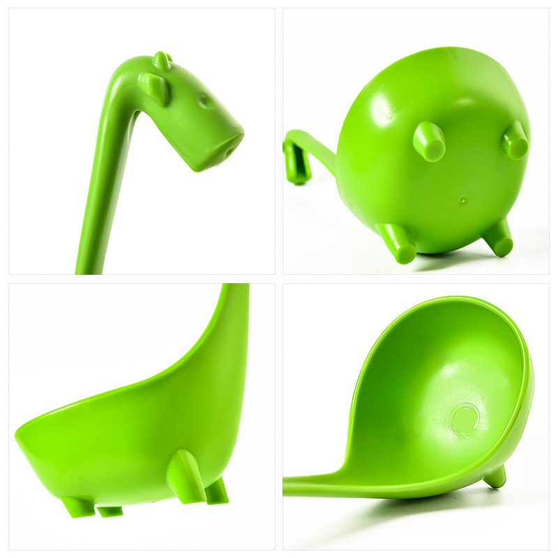 Fheal 1Pc Creatieve Giraffe Soep Lepel Lange Handvat Mooie Eetlepel Servies Pap Lepels Koken Gereedschap Keuken Accessoires