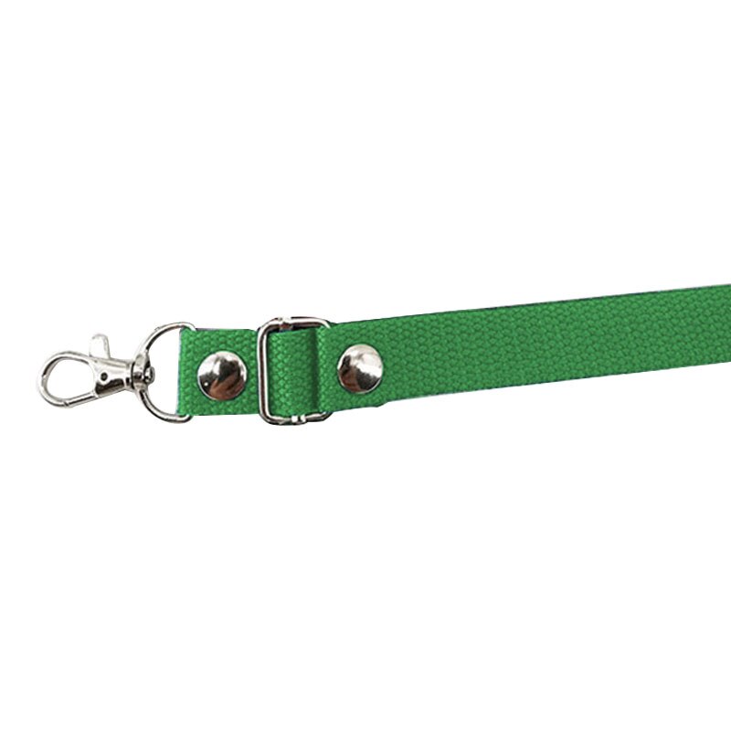 130Cm Canvas Snoep Kleur Tas Band Verstelbare Schouderriem All-Match Klinknagel Versterkte Brede Singels Strap Vervanging Riem: A-green