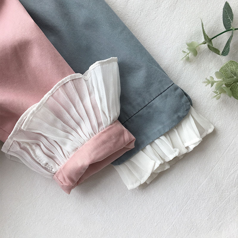 Mode Tiener Meisjes Windjack Meisje Roze Jas Dubbele Borst Jassen Voor Jassen Kinderen Blauwe Jas Kids Outfits Trenchcoat