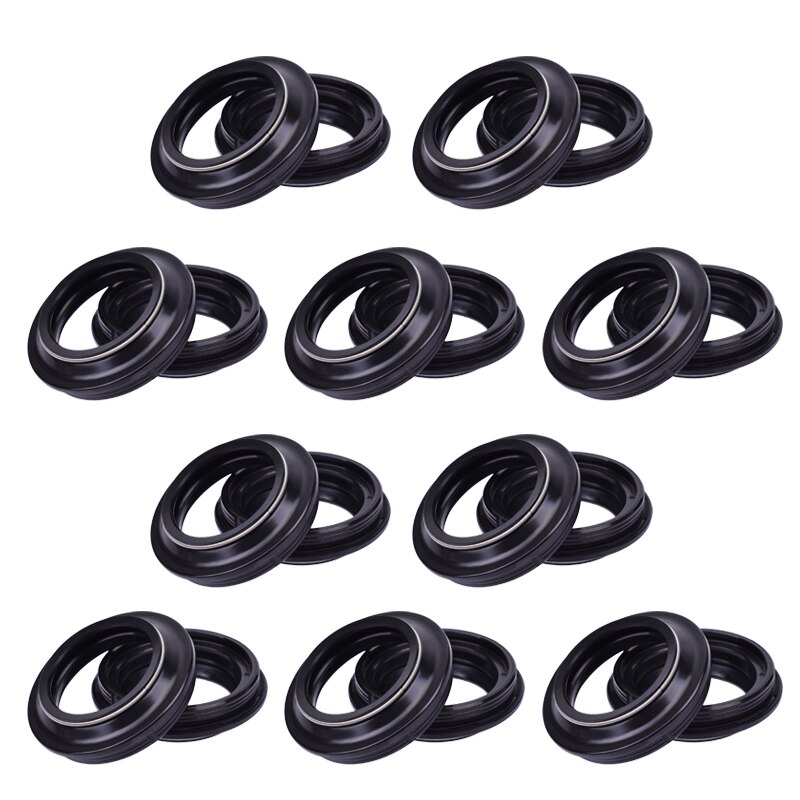 Sello de aceite de horquilla delantera y cubierta antipolvo para Hyosung GT650P GT650R GT650S GT650 COMET GV650 AQUILA PROGRESS ST7 ST7D, 41x54x11 /41 54: 20pcs Dust cover