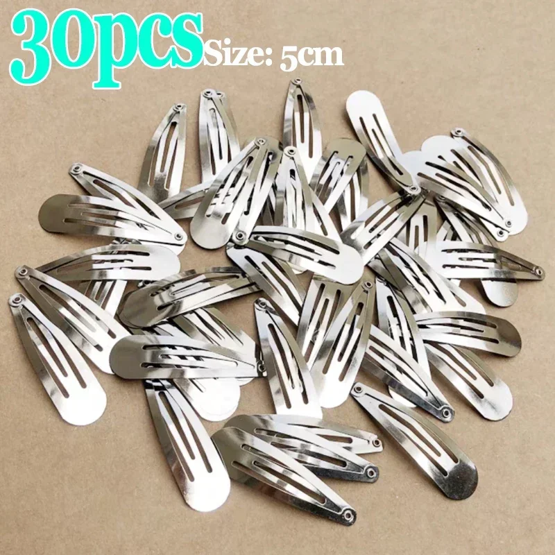 2/50 Uds Y2K pinzas para el cabello de estrella plateada para niñas estrella de filigrana Clip de presión de Metal pasadores joyería para el cabello sin níquel horquilla: Oro