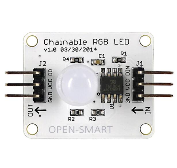 Multi-farbe RGB modul/voll farbe LED licht display modul/8mm hohe helligkeit nebel RGB licht /können in reihe geschaltet werden