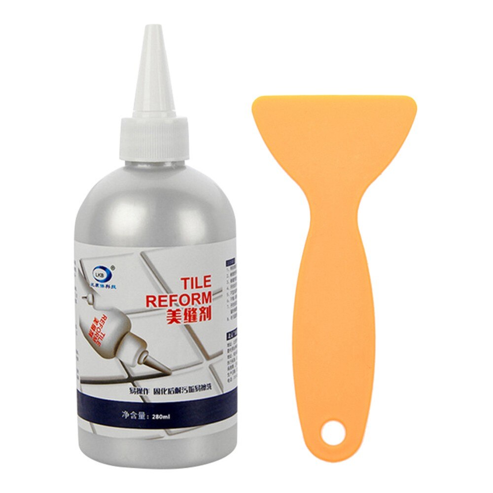 #20 Tegel Refill Middel Tegel Coating Tegel Sealer Reparatie Lijm En Schraper Pak Home Improvement Gemak Draagbare: Default Title