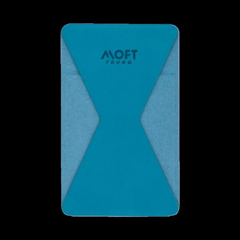 Para móvil X ultra-Delgado invisible para Apple teléfono móvil tablet soporte plegable portátil coche escritorio perezoso soporte: Peacock blue