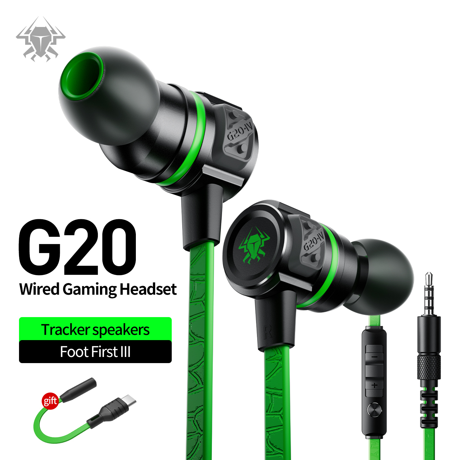 Razer – écouteurs intra-auriculaires, casque d'écoute avec microphone, mains-libres, stéréo, tête de marteau, g2 Pro