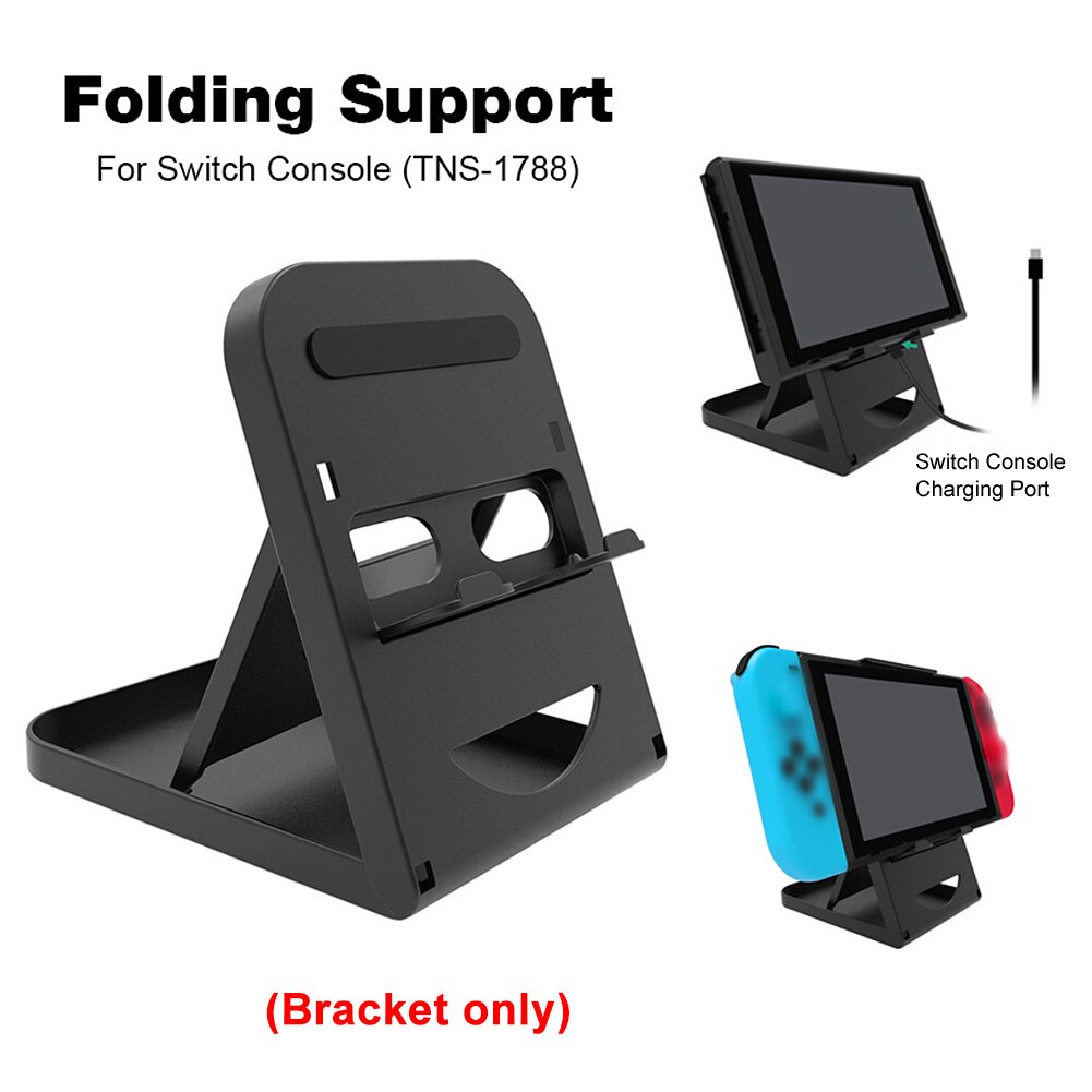 Support Dock Charging Station Compact Accessory Folding Holder Portable Console Stand Adjustable Angle Base Bracket For Switch