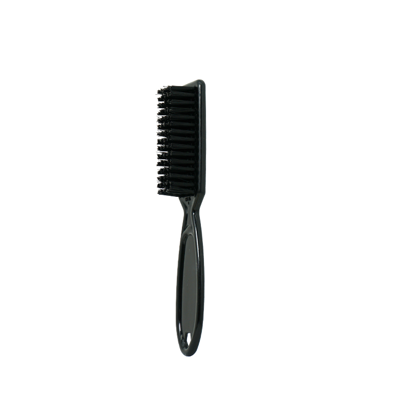 Ensemble de brosses de barbier pour hommes, plumeau pour le visage, ensemble de barbe, brosse à cheveux cassés, brosse ronde de coiffure pour le cou: Violet